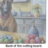 Dog Glass Cutting Board Belgian Malinois