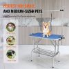 Foldable Dog Grooming Table with Clamps 36x24