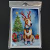 Christmas Note Cards Pack of 8 Bull Terrier