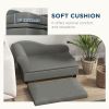Elevated Dog Sofa Bed with Storage