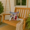 Santa Decorative Pillow Collie