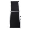 Foldable Aluminum Dog Ramp with Non-Slip Mats Black