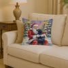 Santa Pillow Black Lab