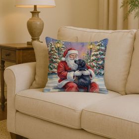 Santa Pillow Black Lab