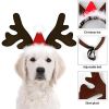 Dog Reindeer Antlers Headband