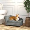 Elevated Dog Sofa Bed with Storage