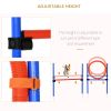 PawHut Outdoor Dog Agility Set with Carry Bag