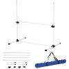Dog Agility Training Set 4 Piece Adjustable Jumps