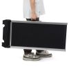 Foldable Aluminum Dog Ramp with Non-Slip Mats Black