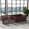 Dog Whelping Box Puppy Playpen with Doors
