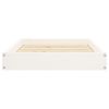 Dog Bed White Solid Wood Pine