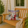 Pit Bull Santa Decorative Pillow