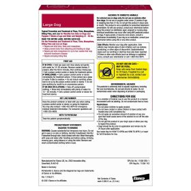 Flea Tick Mosquito Treatment Large Dogs 6-Month