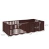 Dog Whelping Box Puppy Playpen with Doors