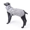 Dog Jacket Gray Waterproof