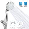 Handheld High Pressure Shower Head 5 Spray Settings Chrome