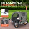 Pet Bike Carrier Trailer with Easy Fold & Wheels