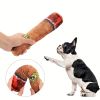 Plush Cigar Squeaky Dog Toy