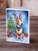 Christmas Note Cards Pack of 8 Bull Terrier