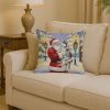 Husky Santa Decorative Pillow