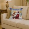 Santa Decorative Pillow Dachshund