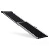 Foldable Aluminum Dog Ramp with Non-Slip Mats Black