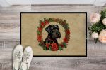 Holiday Entry Rug Giant Schnauzer