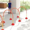 Portable Dog Agility Training Set 5 Pieces Orange