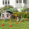 Portable Dog Agility Training Set 5 Pieces Orange