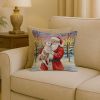 Pit Bull Santa Decorative Pillow