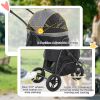 PawHut Pet Jogging Stroller for Small Dogs