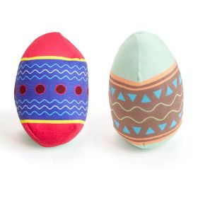 Easter Egg Toys For Pet GREEN And RED Interactive Dog Egg Toy Short-Term Play Design For Aggressive Chewers, Chew Toy With Sounds Modules Squeaky Dog (Option: GREEN and RED)