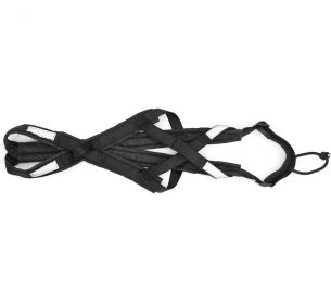 Dog Running Harness (Option: Black-XL)