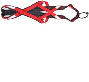 Dog Running Harness (Option: Red-2XL)