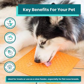 Lick Mat Buddy XL (Option: XL Buddy Orange)