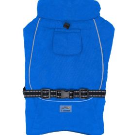 Cobalt Blue Dog Coat (size: small)
