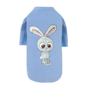 Dog Tee Collection (Color: Baby Blue Bunny, size: XXS)