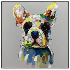 Dog Canvas Wall Art (size: 150x150cm)
