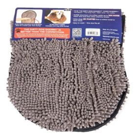 Dog Cleaning Mat (Color: Grey)