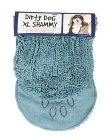 Dog Drying Towel Extra Large (Color: Pacific Blue, size: Extra Large)