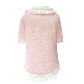 Dog Sweater Dream Pearls (Color: Peach, size: XS)
