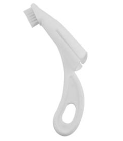 Finger Brush for Pet Teeth Cleaning (Color: White)