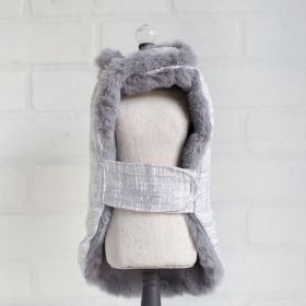 Dog Coat Gia (Color: Silver, size: MD)