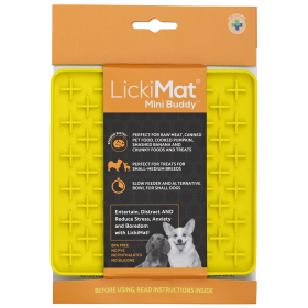 Lick Mat Dog Buddy (Option: Mini Buddy Yellow Dog)