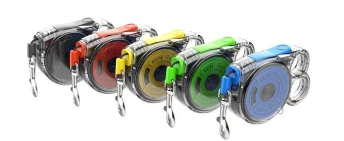 Lightweight Pet Retractable Leash (Color: Black)