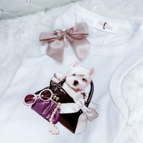 Dog Dress Out n About (Color: White, size: XS)