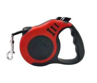 Pet Automatic Telescopic Traction Rope (Option: red-3m)