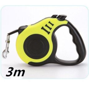 Pet Automatic Telescopic Traction Rope (Option: Yellow-5m)