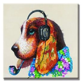 Pet Wall Art Canvas (size: 60x60cm)