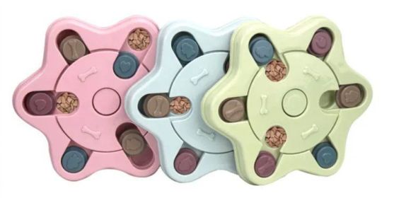 Puzzle Treat Toy for Dogs (Color: Green, size: Hexagon)